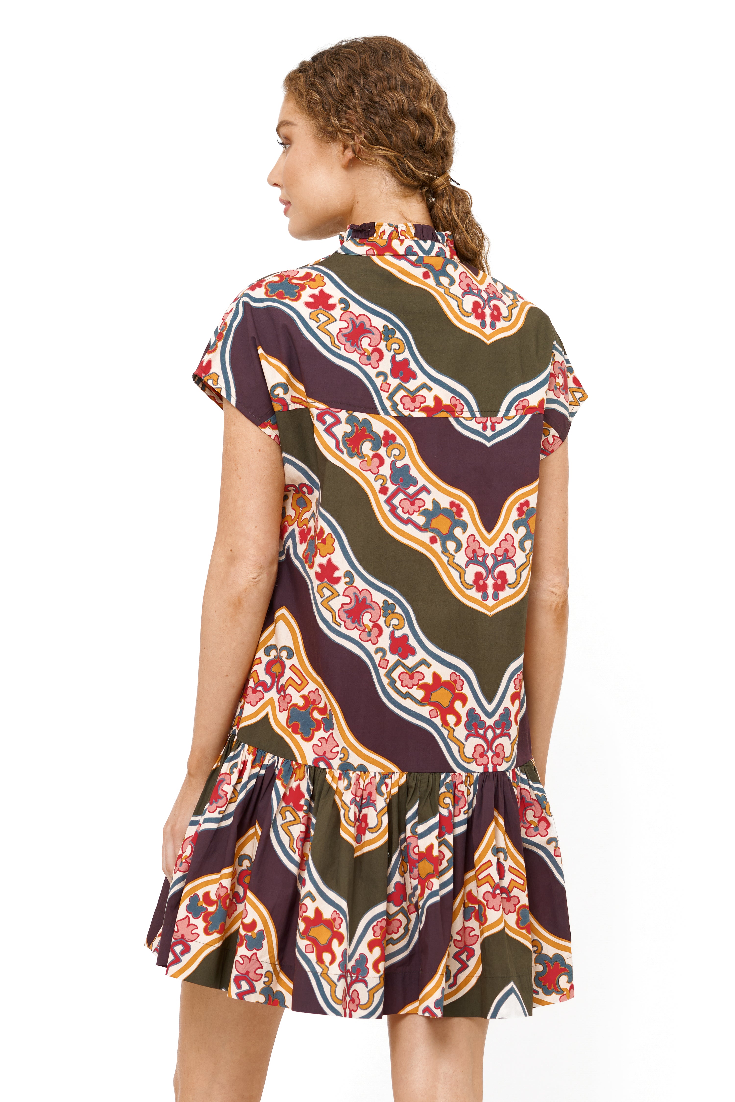 Cap Sleeve Mini- Montezuma Green
