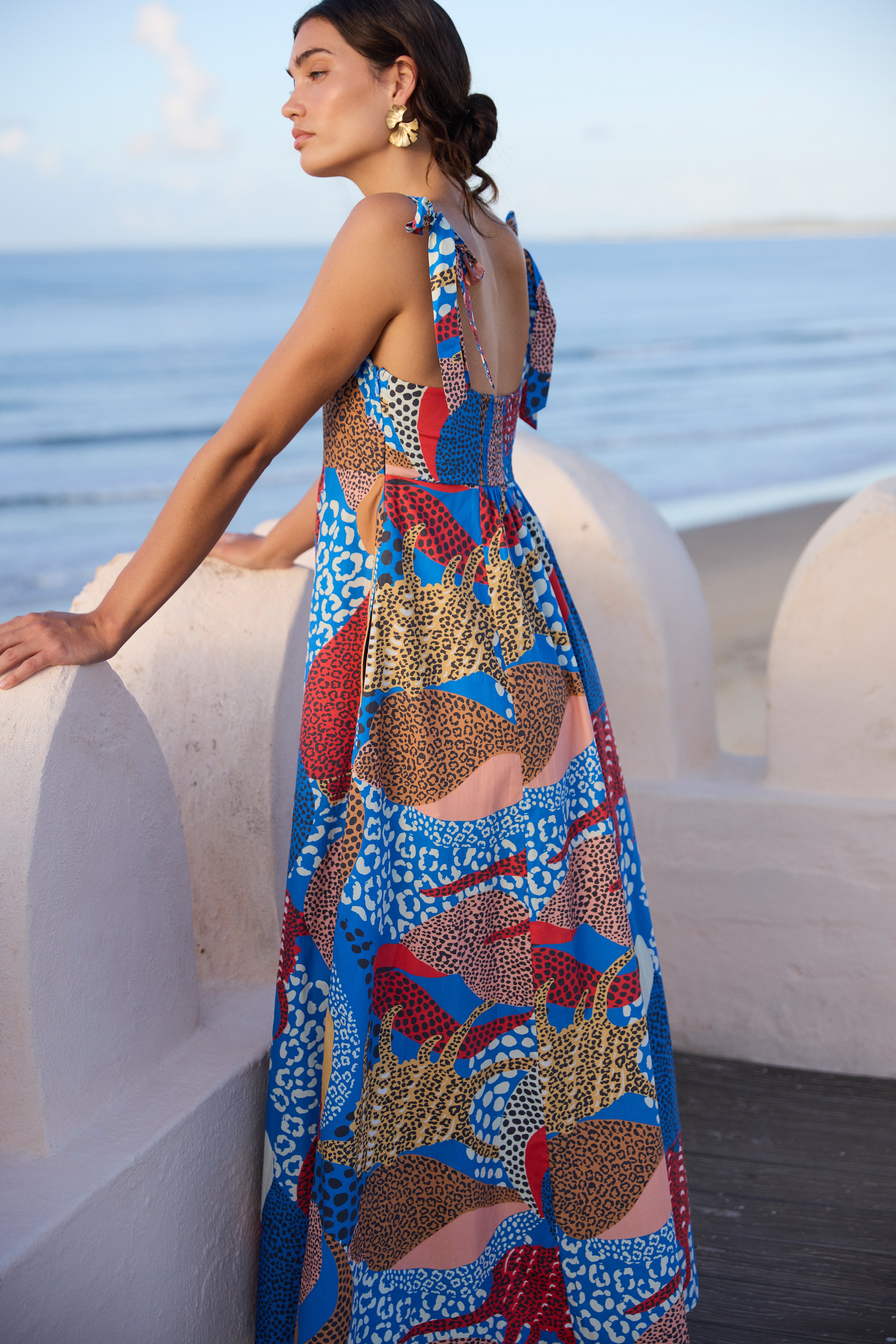 Delilah Dress- Nautilus Blue