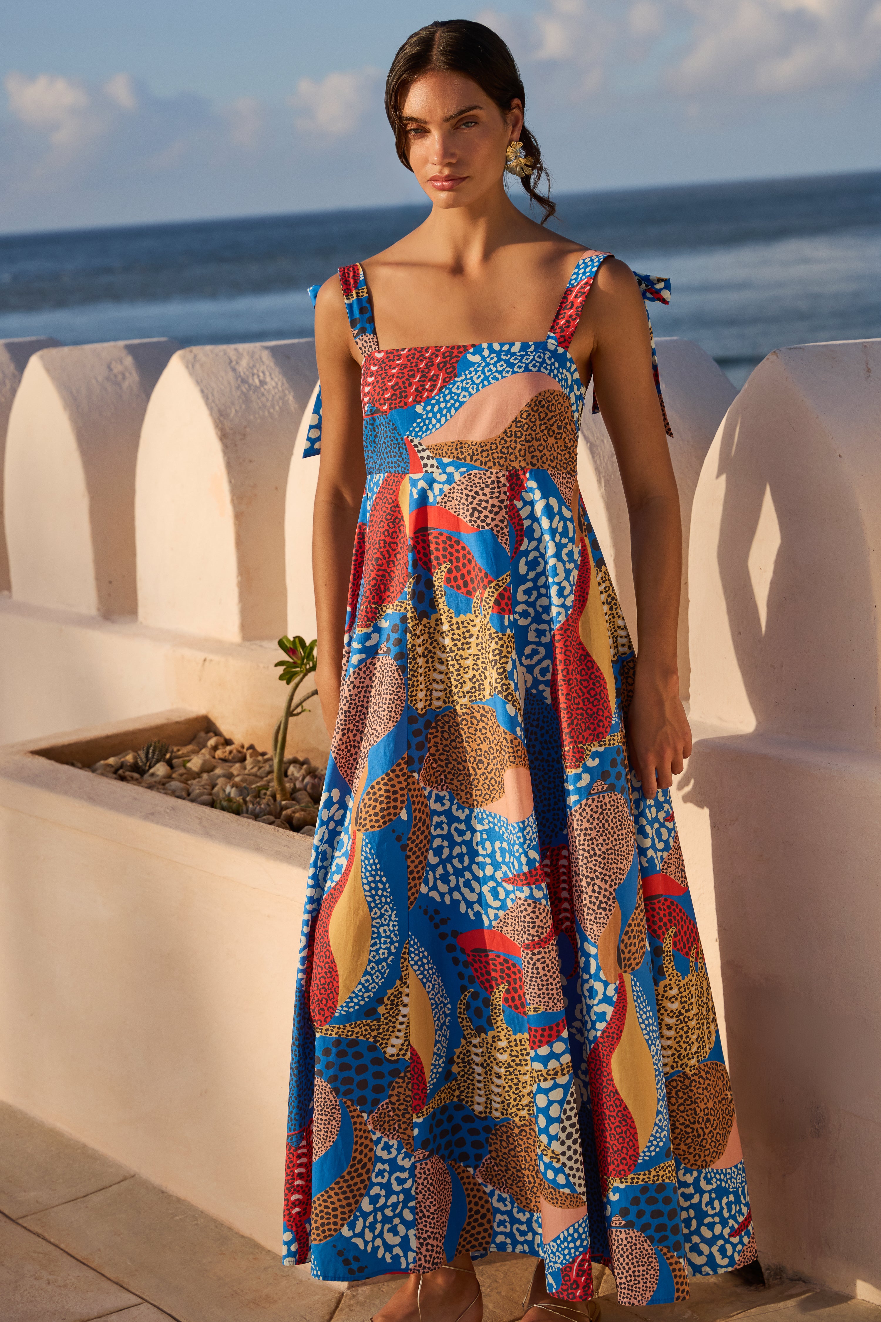 Delilah Dress- Nautilus Blue