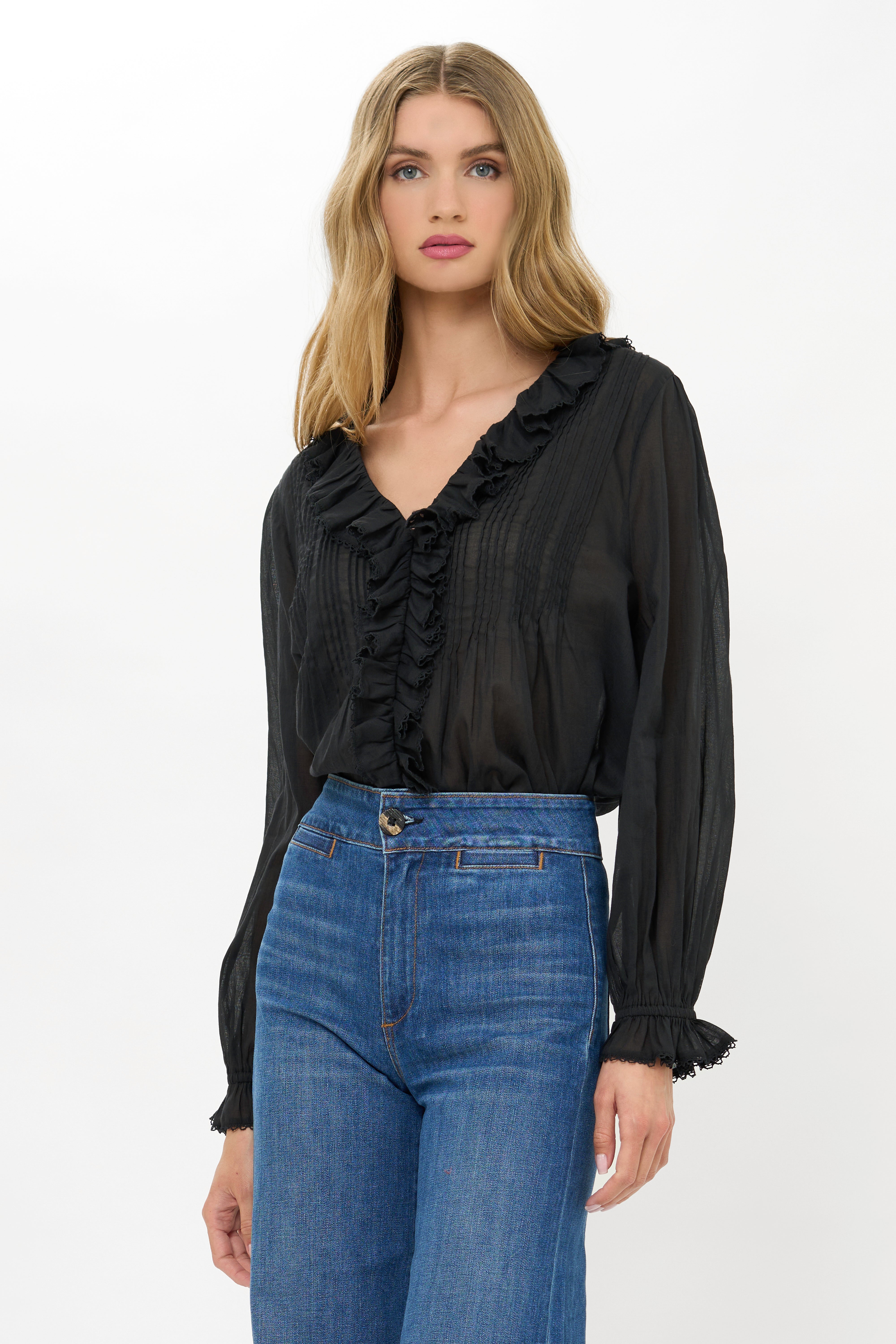 Mila Top- Hepburn Midnight