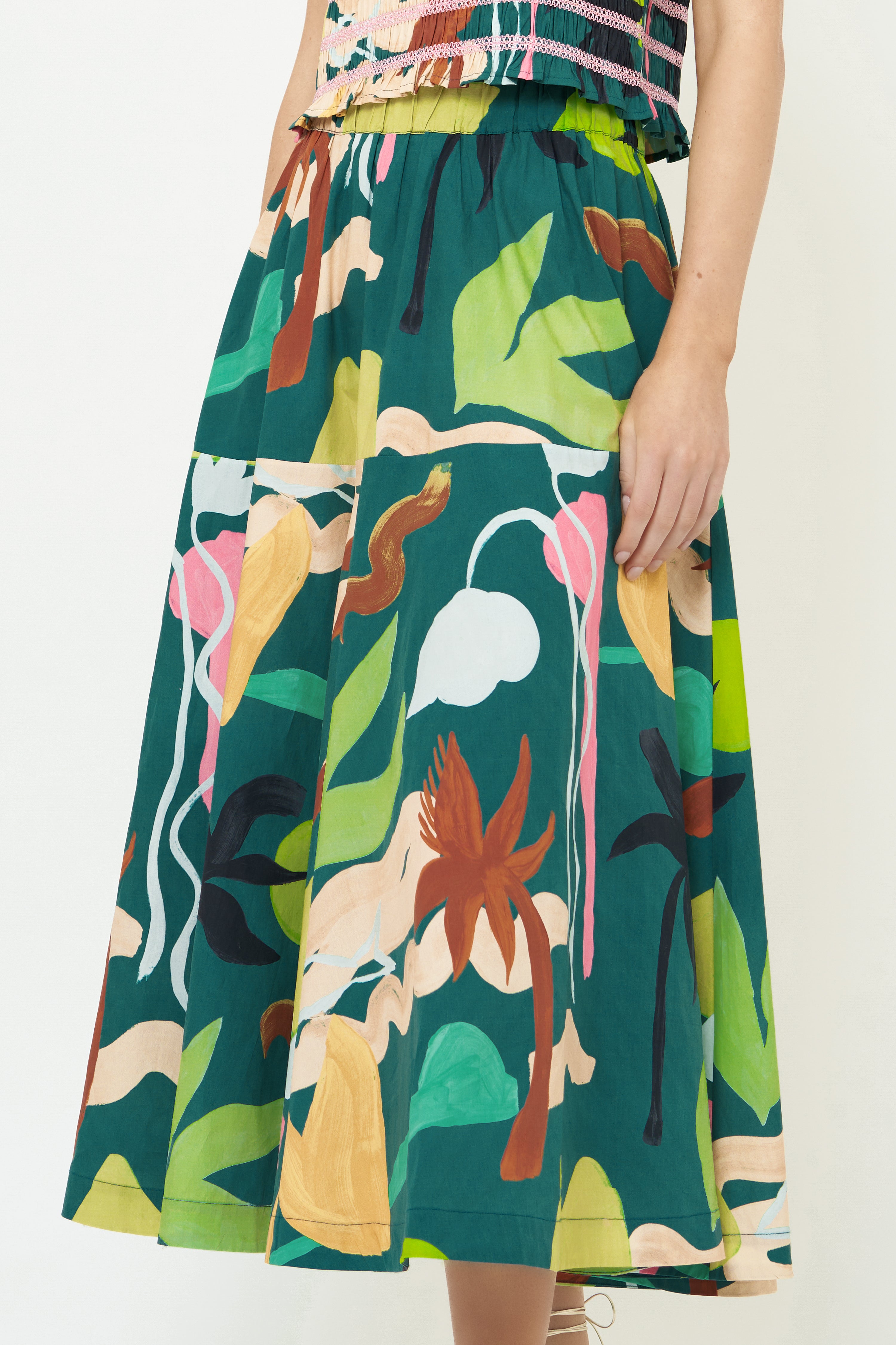 Olivia Skirt- Paradiso Green