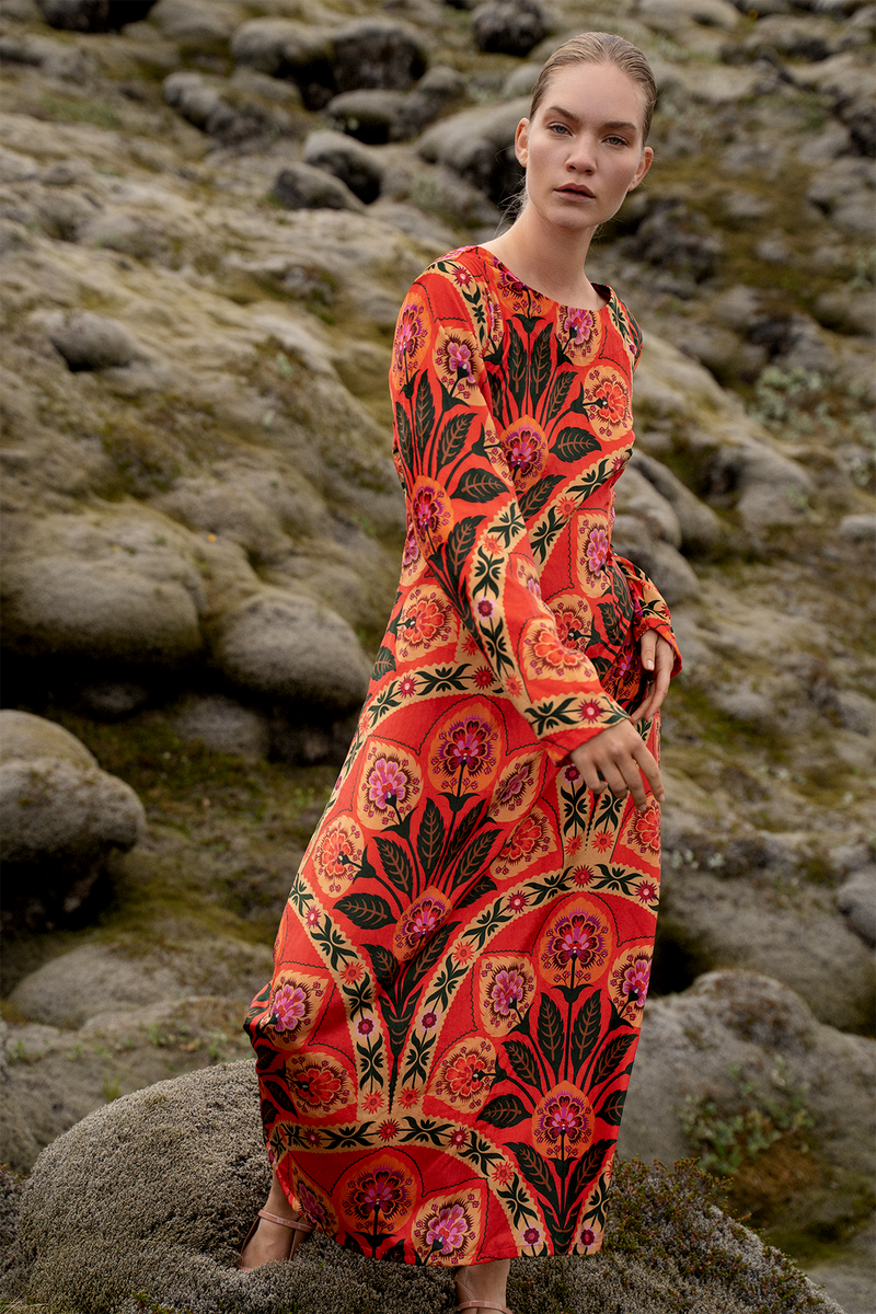 Shift long best sale dress