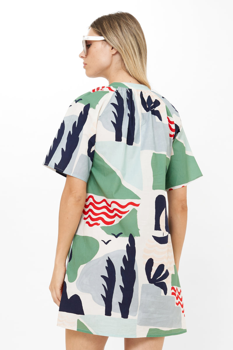Pocket Dress- Riviera Sage