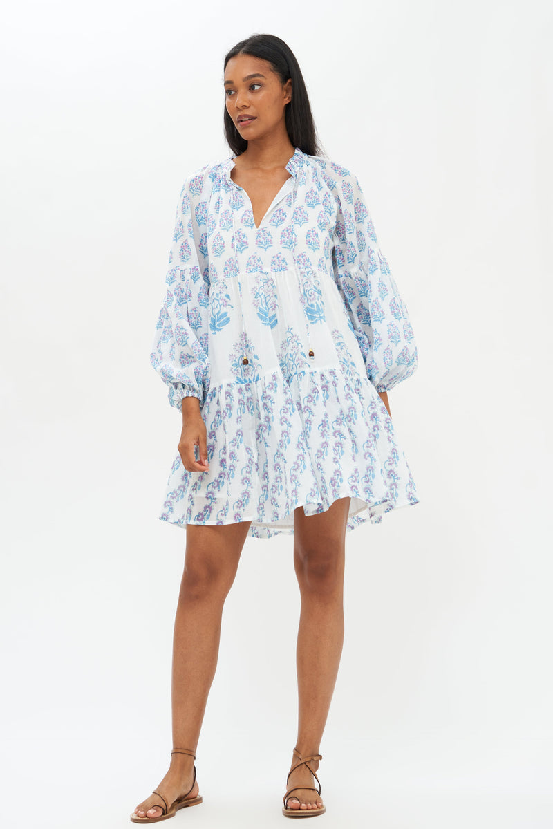 Balloon Sleeve Short- Selva Lilac