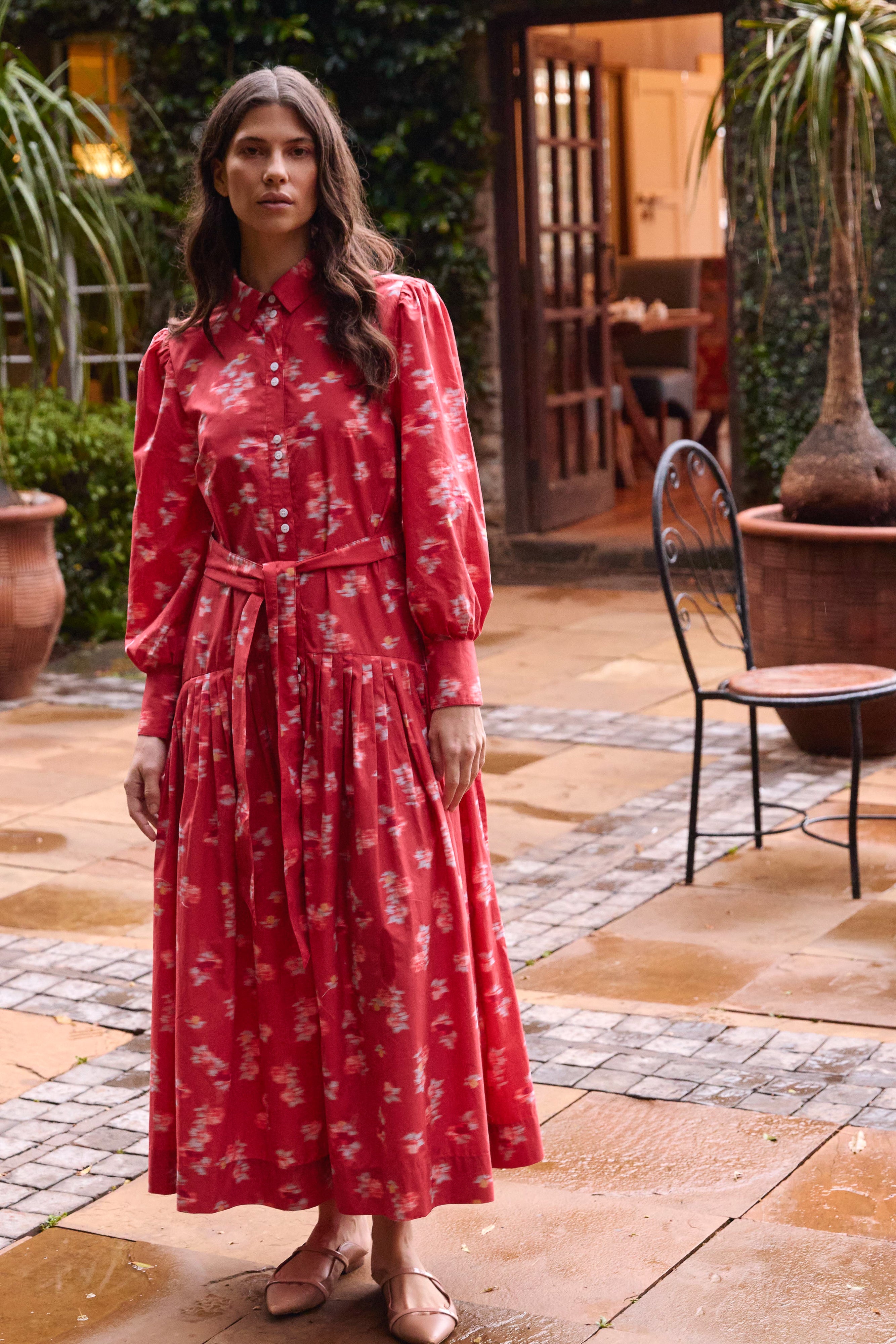 Nora Dress- Lebombo Rust
