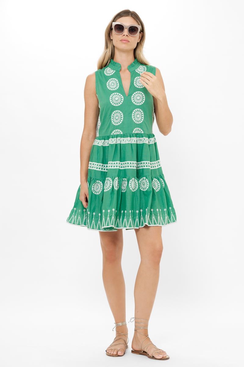 Yoke Dress- Soleil Sage