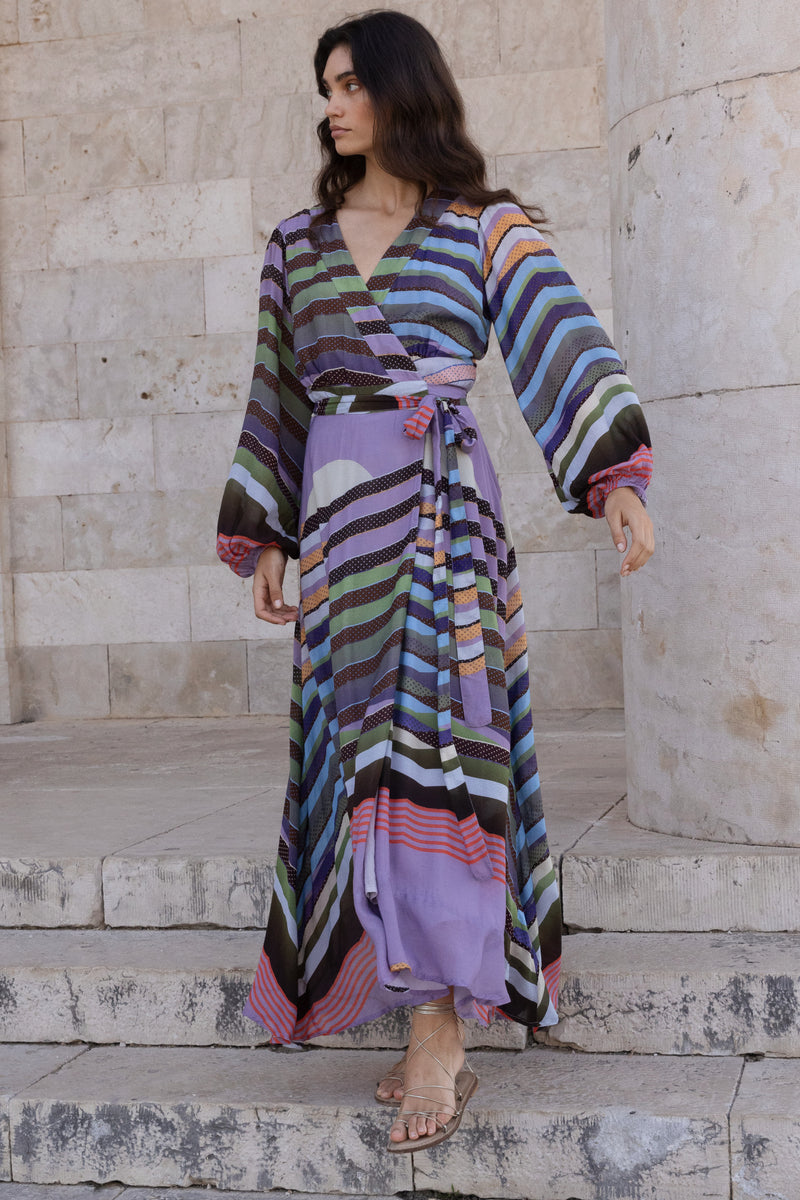 Wrap Dress- Solstice Lilac