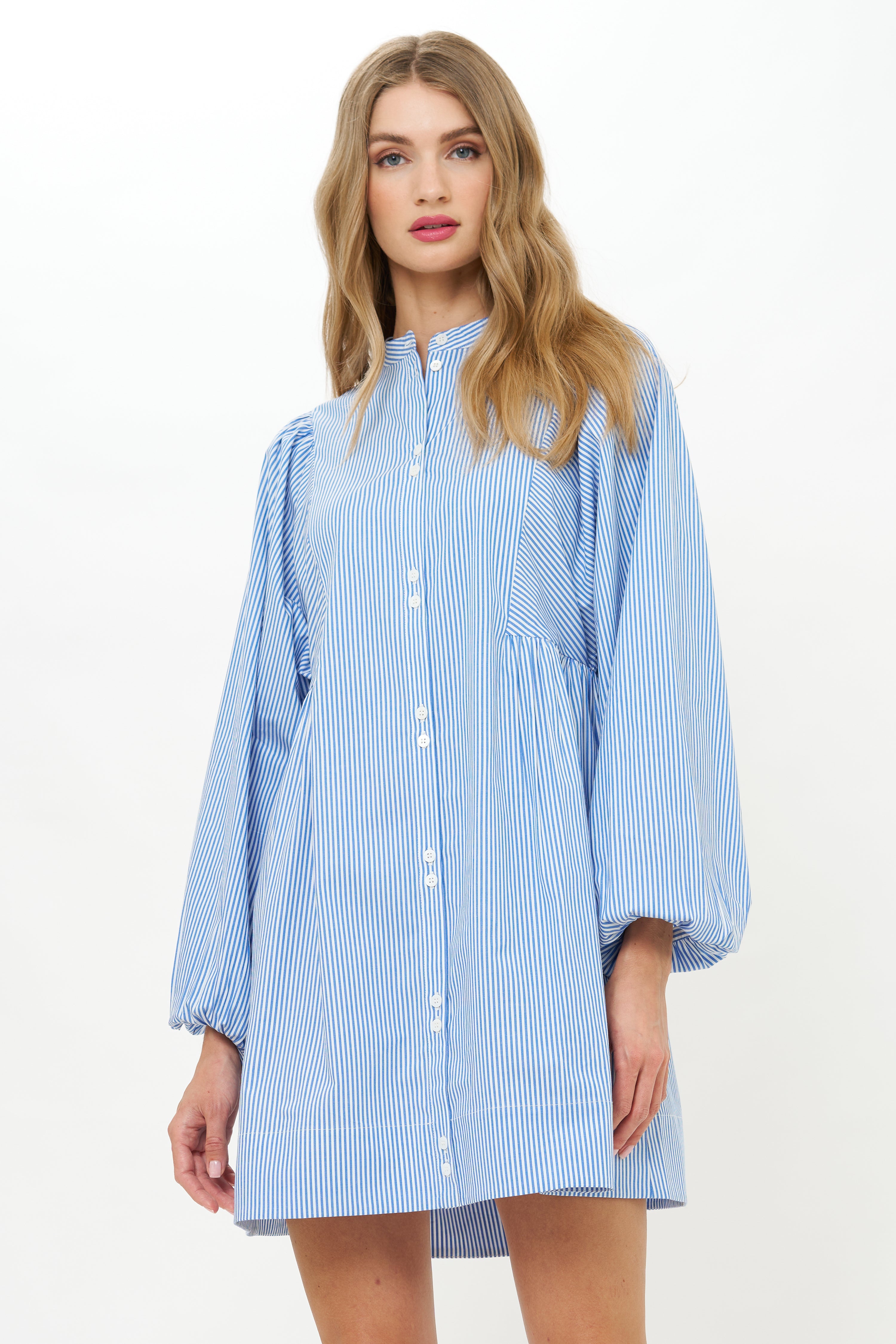 Avery Dress- Surrey Blue