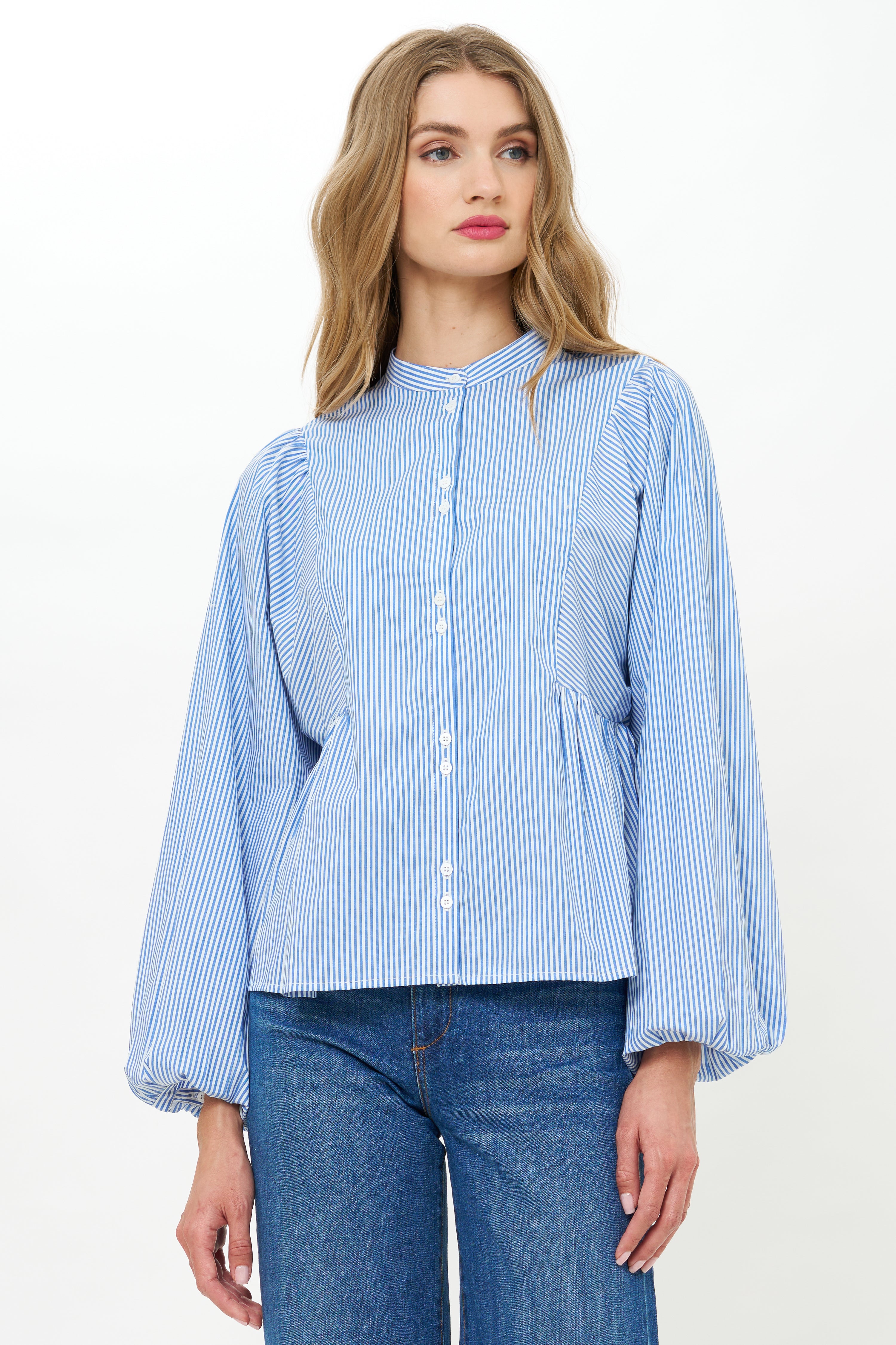 Avery Top- Surrey Blue