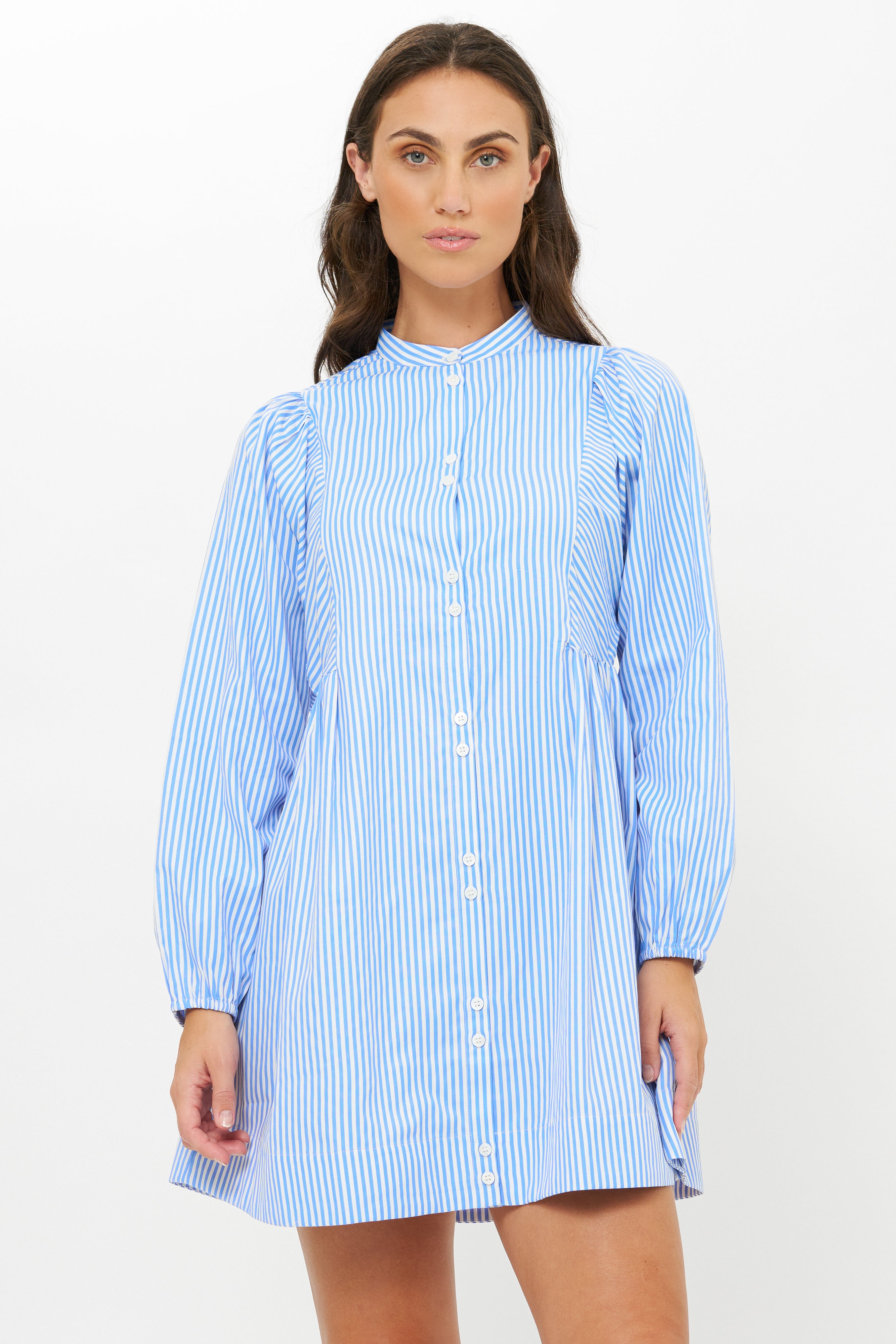 Avery Dress- Surrey Blue