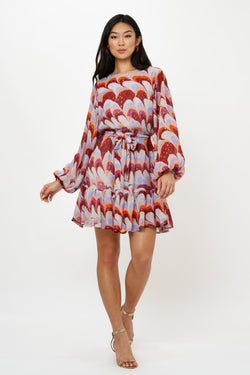 Flirty Short Dress- Venice Cognac