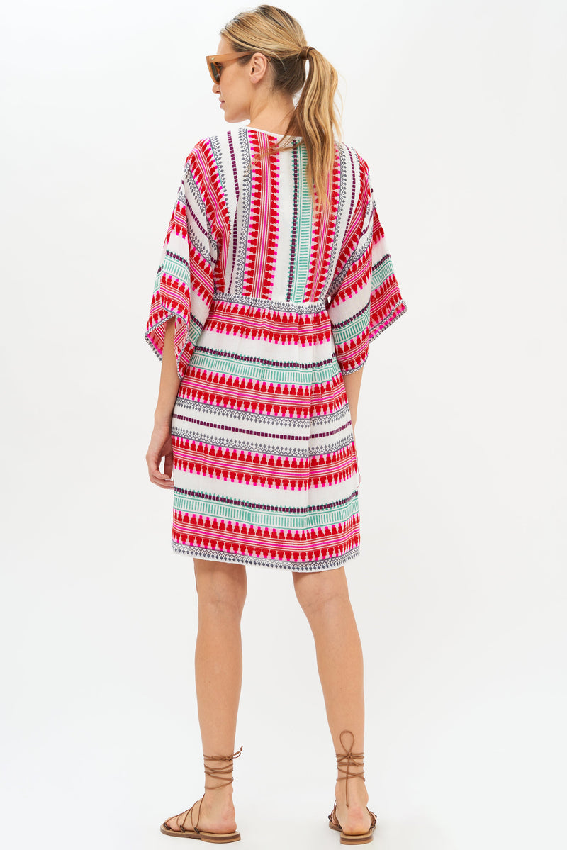Kaftan Mini- Mezcal Red
