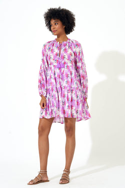 Balloon Sleeve Short- Madagascar Lilac
