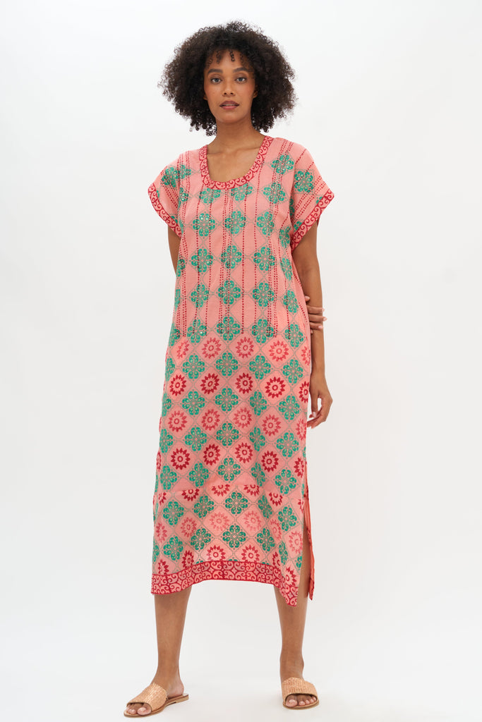 Kaftan Midi- Phoenix Rose