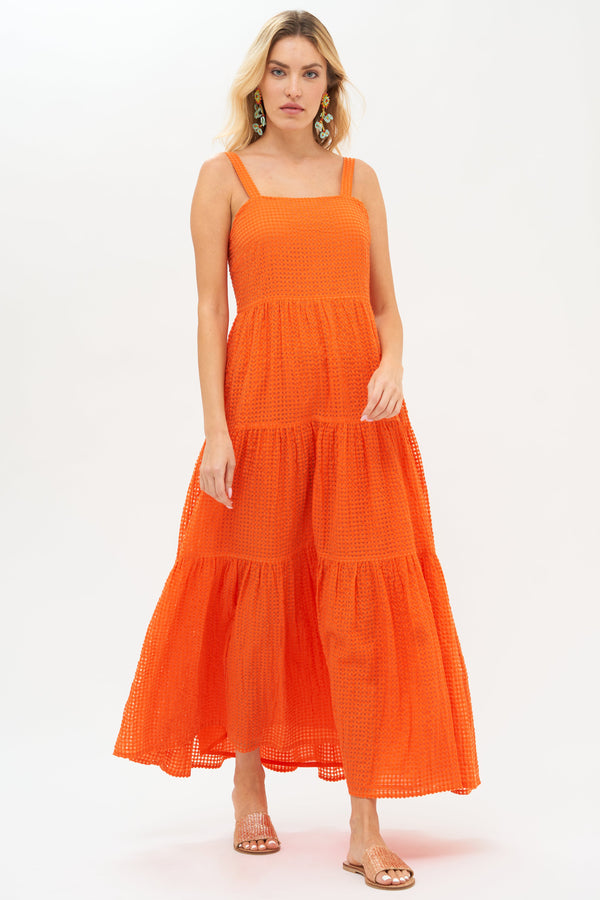 Strappy Maxi- Sunset Orange
